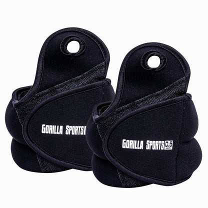 Pesas de Muñeca y Tobillo Acolchadas 1 - 4 kg - Gorilla Sports ES