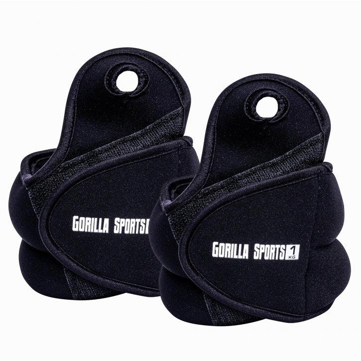 Pesas de Muñeca y Tobillo Acolchadas 1 - 4 kg - Gorilla Sports ES
