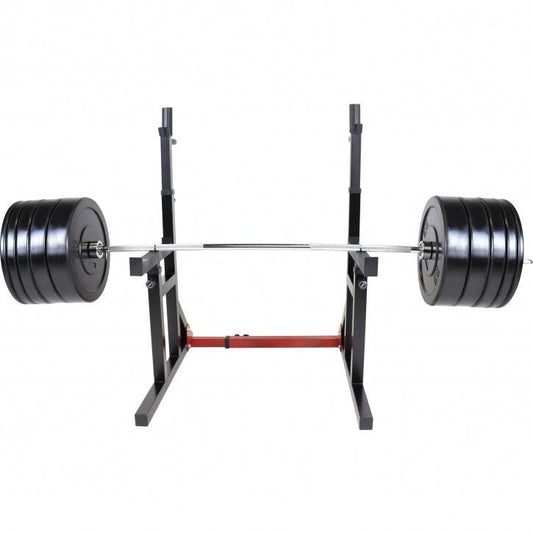 Soporte para Sentadillas + Set de Discos de Pesas Olímpicos de Goma - 170 kg - Gorilla Sports ES