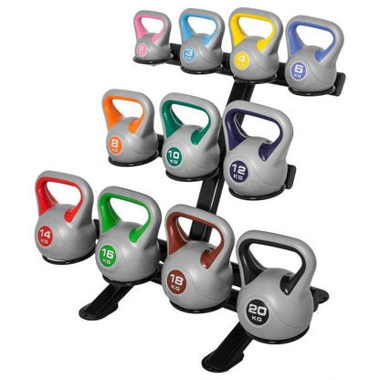 Kettlebell Stylish de Plástico 2 - 20 kg - Gorilla Sports ES