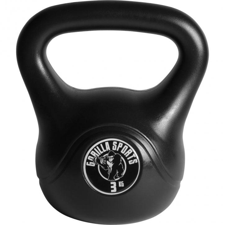 Kettlebell de Plástico 2 kg - 20 kg - Gorilla Sports ES