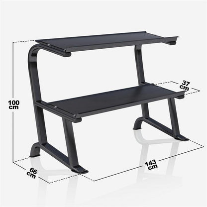 Mancuerna Hexagonal 2 - 50 kg - Gorilla Sports ES