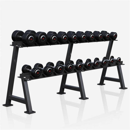 Mancuerna fija de Goma 2,5 - 50 kg - Gorilla Sports ES