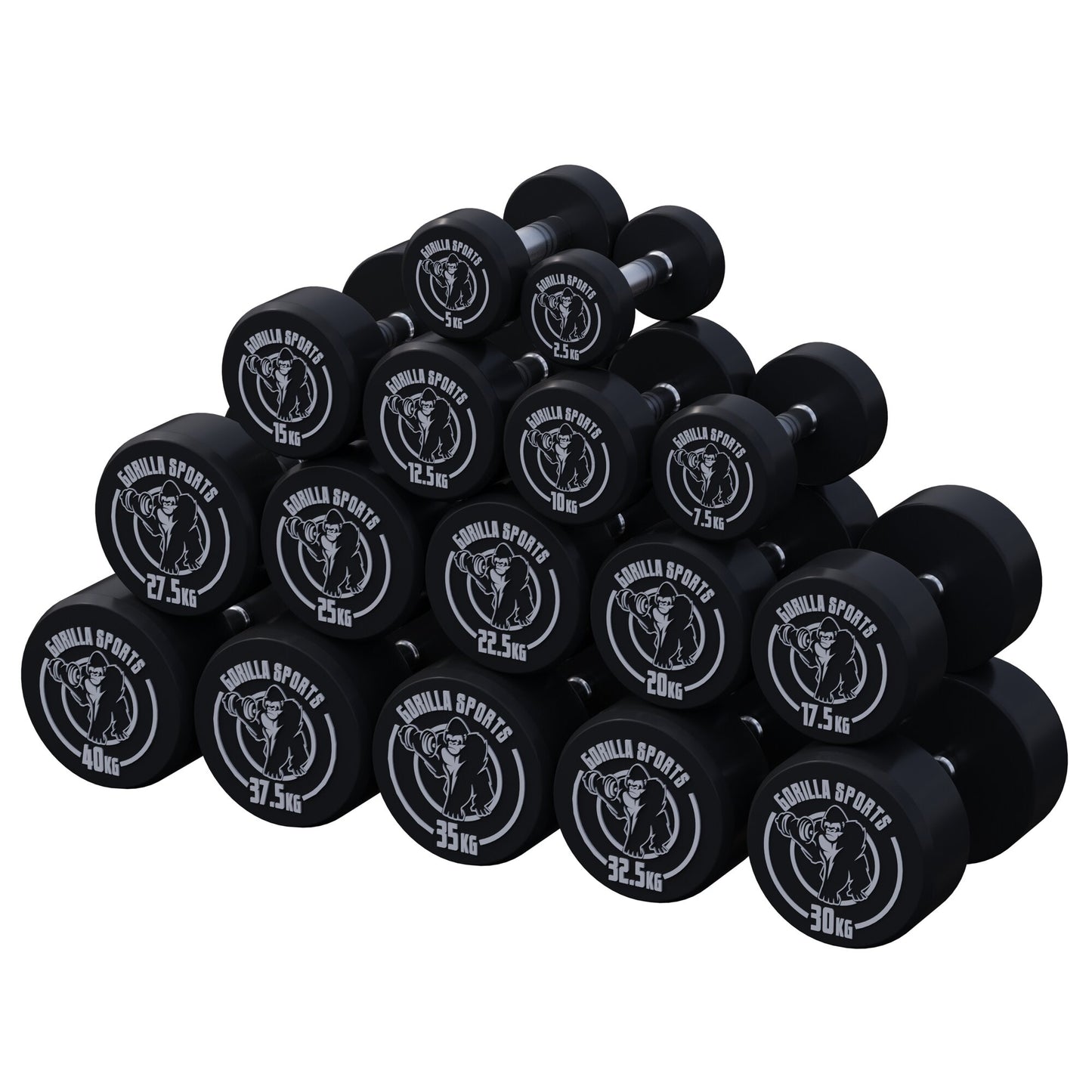 Mancuerna compacta 2,5 - 40 kg