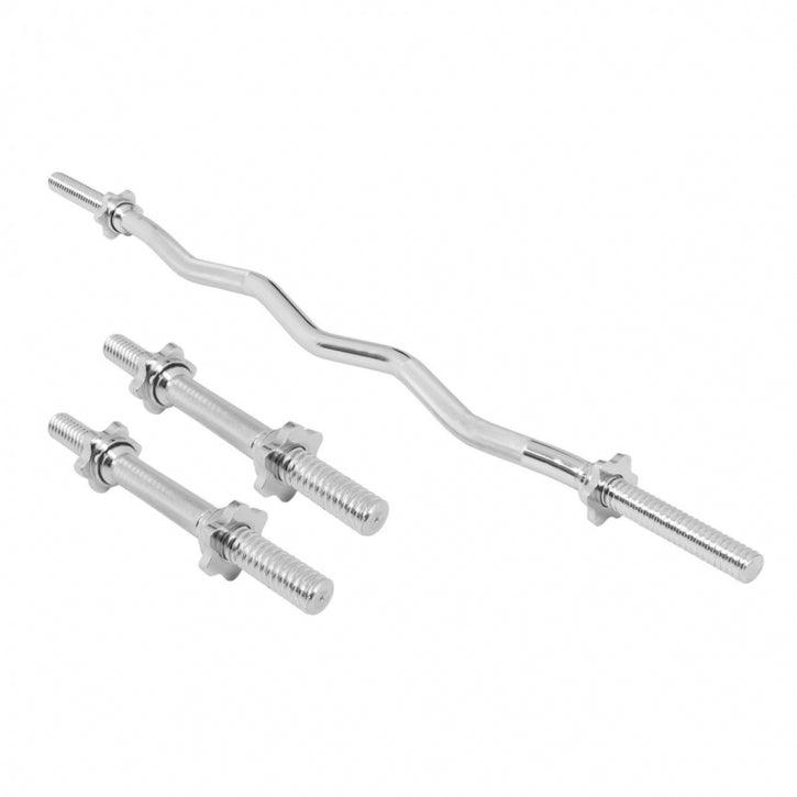 Set de Curl Z + Mancuernas - Gorilla Sports ES