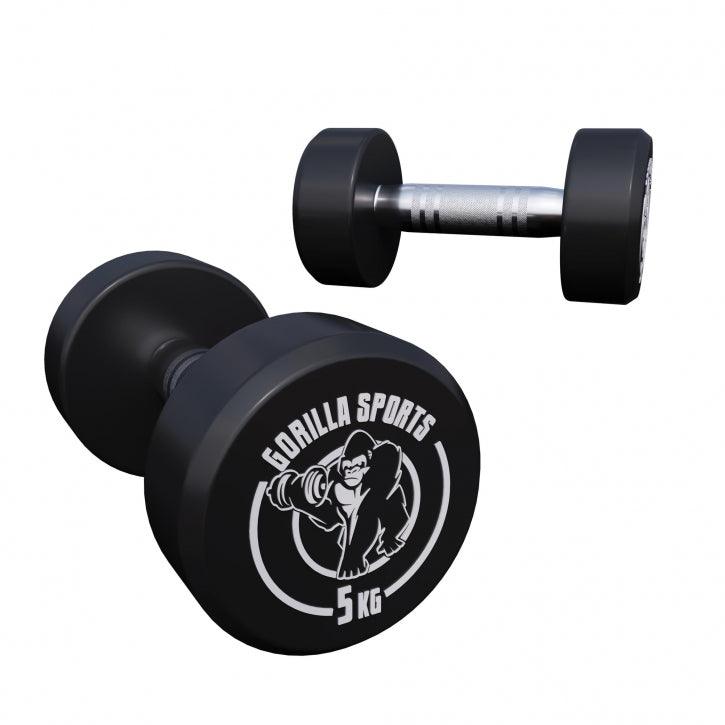 Soporte para Mancuernas con 2 Niveles y Set de 90 kg - Gorilla Sports ES