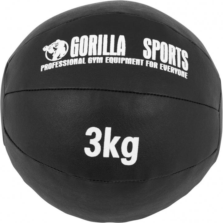Balón Medicinal de Cuero 1 - 10 kg - Gorilla Sports ES