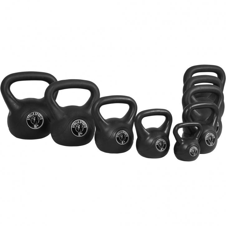 Kettlebell de Plástico 2 kg - 20 kg - Gorilla Sports ES