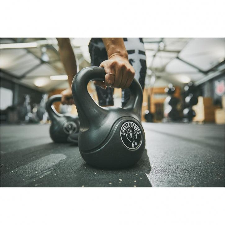 Kettlebell de Plástico 2 kg - 20 kg - Gorilla Sports ES