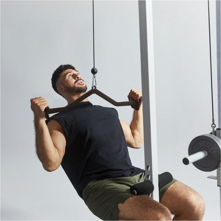 Tirador para Polea de Acero y Caucho - Gorilla Sports ES