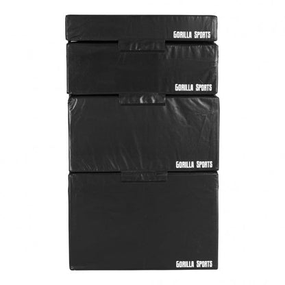 Cajón de Salto Pliométrico Acolchado 15 - 60 cm - Gorilla Sports ES