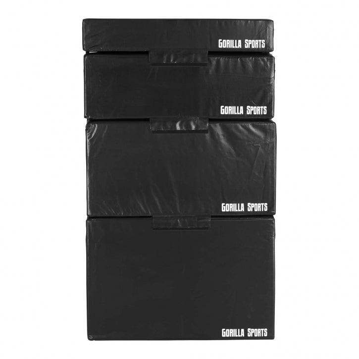 Cajón de Salto Pliométrico Acolchado 15 - 60 cm - Gorilla Sports ES