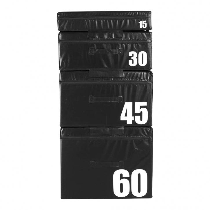 Cajón de Salto Pliométrico Acolchado 15 - 60 cm - Gorilla Sports ES