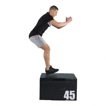 Cajón de Salto Pliométrico Acolchado 15 - 60 cm - Gorilla Sports ES