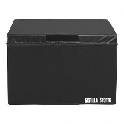 Cajón de Salto Pliométrico Acolchado 15 - 60 cm - Gorilla Sports ES