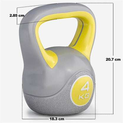 Kettlebell Stylish de Plástico 2 - 20 kg - Gorilla Sports ES