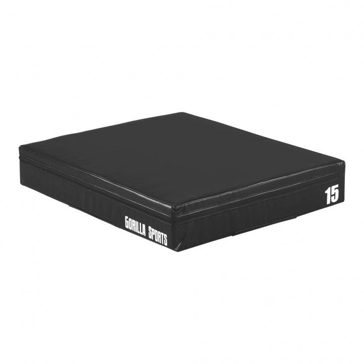 Cajón de Salto Pliométrico Acolchado 15 - 60 cm - Gorilla Sports ES