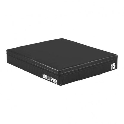 Cajón de Salto Pliométrico Acolchado 15 - 60 cm - Gorilla Sports ES