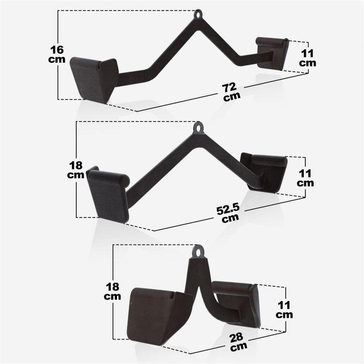 Tirador para Polea de Acero y Caucho - Gorilla Sports ES