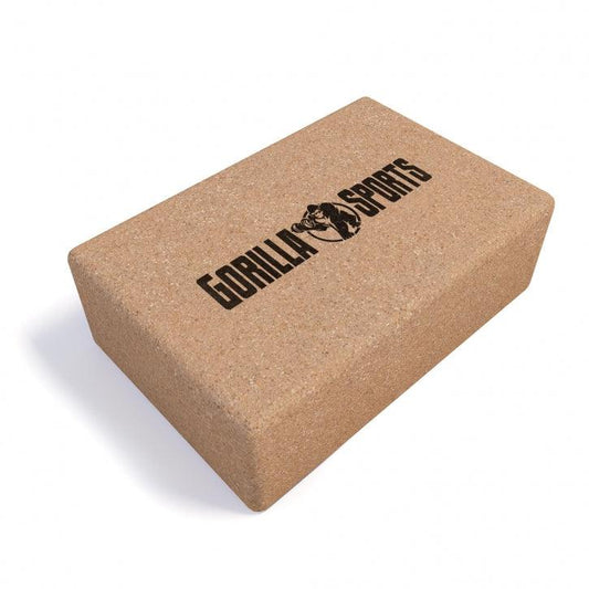Bloque de Yoga de Corcho - Gorilla Sports ES