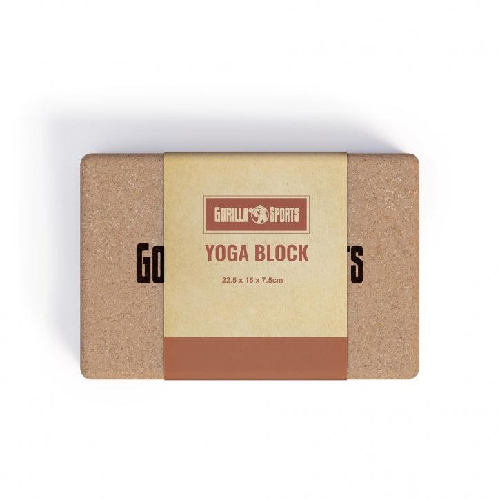 Bloque de Yoga de Corcho - Gorilla Sports ES