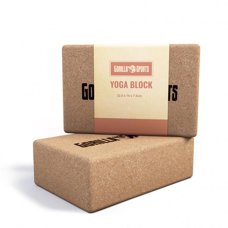 Bloque de Yoga de Corcho - Gorilla Sports ES