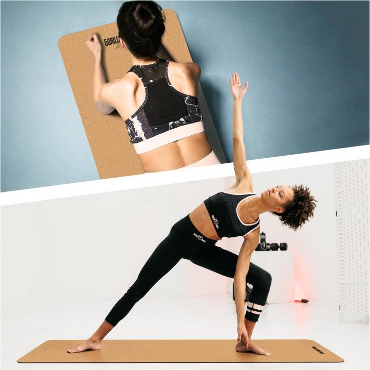 Esterilla de Yoga de Corcho - Gorilla Sports ES