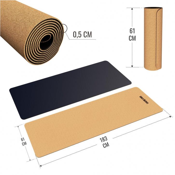 Esterilla de Yoga de Corcho - Gorilla Sports ES