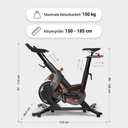 Bicicleta Spinning Profesional Pro S200 - Gorilla Sports ES