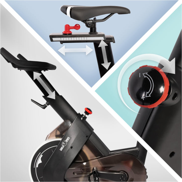 Bicicleta Spinning Profesional Pro S200 - Gorilla Sports ES