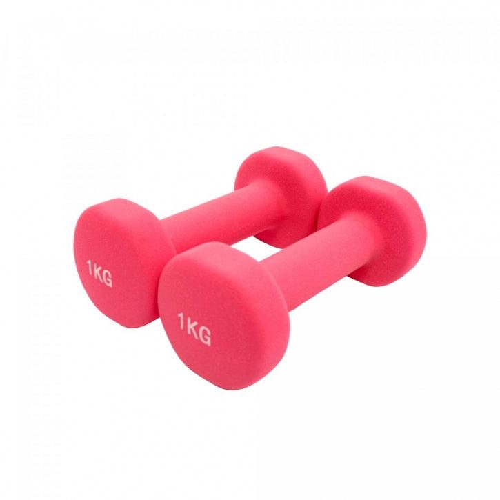 Set de Mancuernas de Neopreno + Estuche - Gorilla Sports ES