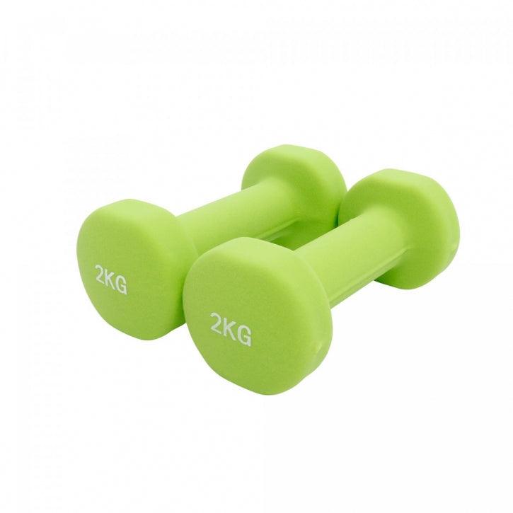 Set de Mancuernas de Neopreno + Estuche - Gorilla Sports ES