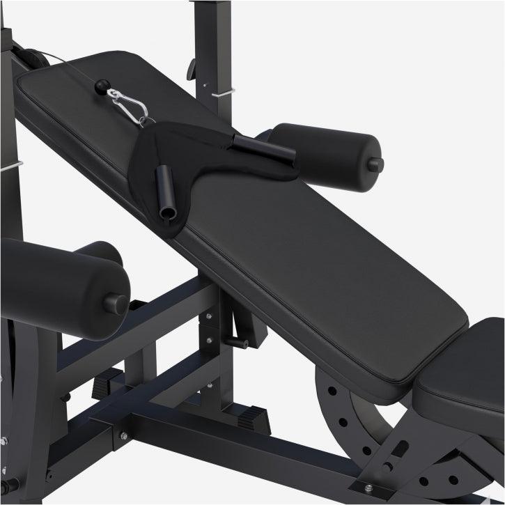 Estación de Musculación Universal con Set de Pesas 100 kg - Gorilla Sports ES
