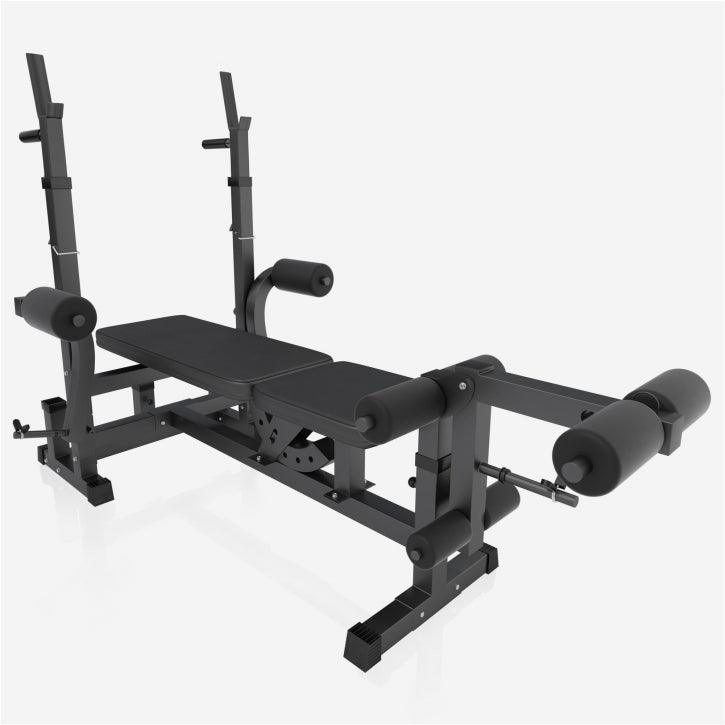 Estación de Musculación Universal con Set de Pesas 100 kg - Gorilla Sports ES