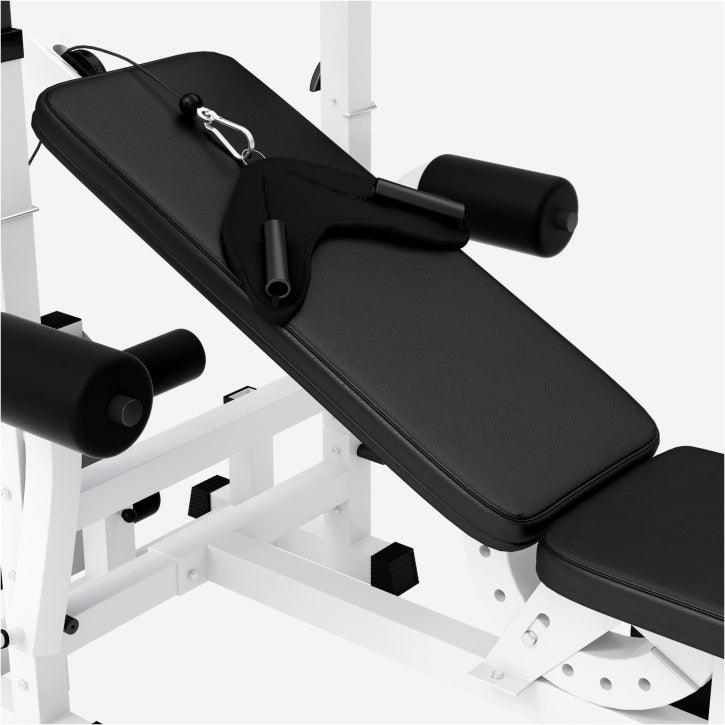 Estación de Musculación Universal con Set de Pesas 100 kg - Gorilla Sports ES