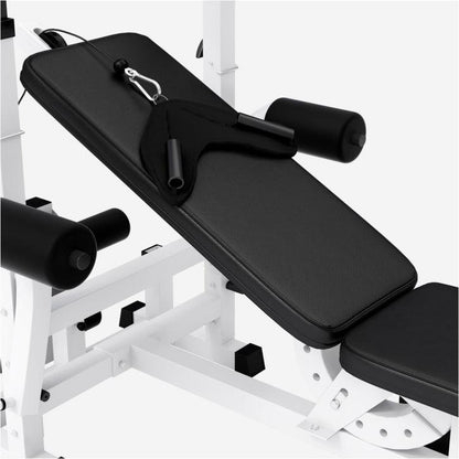 Estación de Musculación Universal con Set de Pesas 100 kg - Gorilla Sports ES