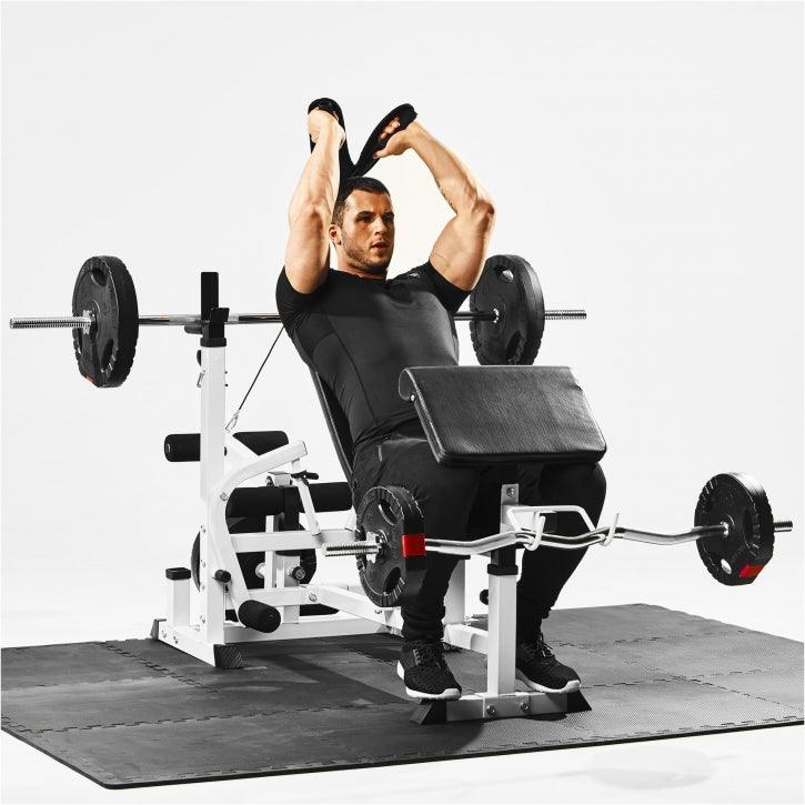 Estación de Musculación Universal con Set de Pesas 100 kg - Gorilla Sports ES