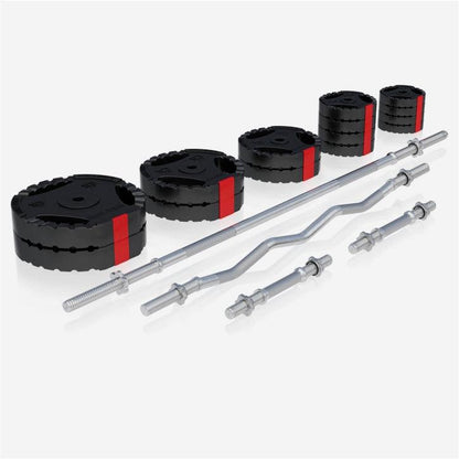 Estación de Musculación Universal con Set de Pesas 100 kg - Gorilla Sports ES