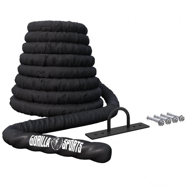 Cuerda de Batalla con Montaje en Pared - Gorilla Sports ES