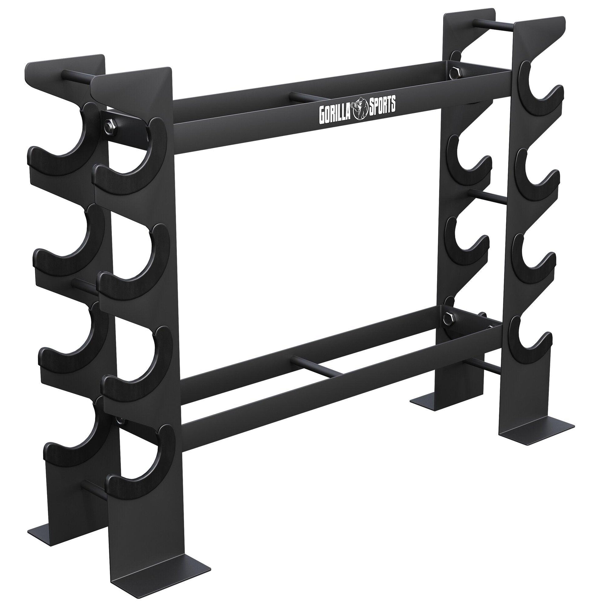 Soporte Multifuncional para Mancuernas y Kettlebells - Gorilla Sports ES