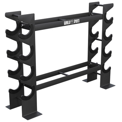 Soporte Multifuncional para Mancuernas y Kettlebells - Gorilla Sports ES