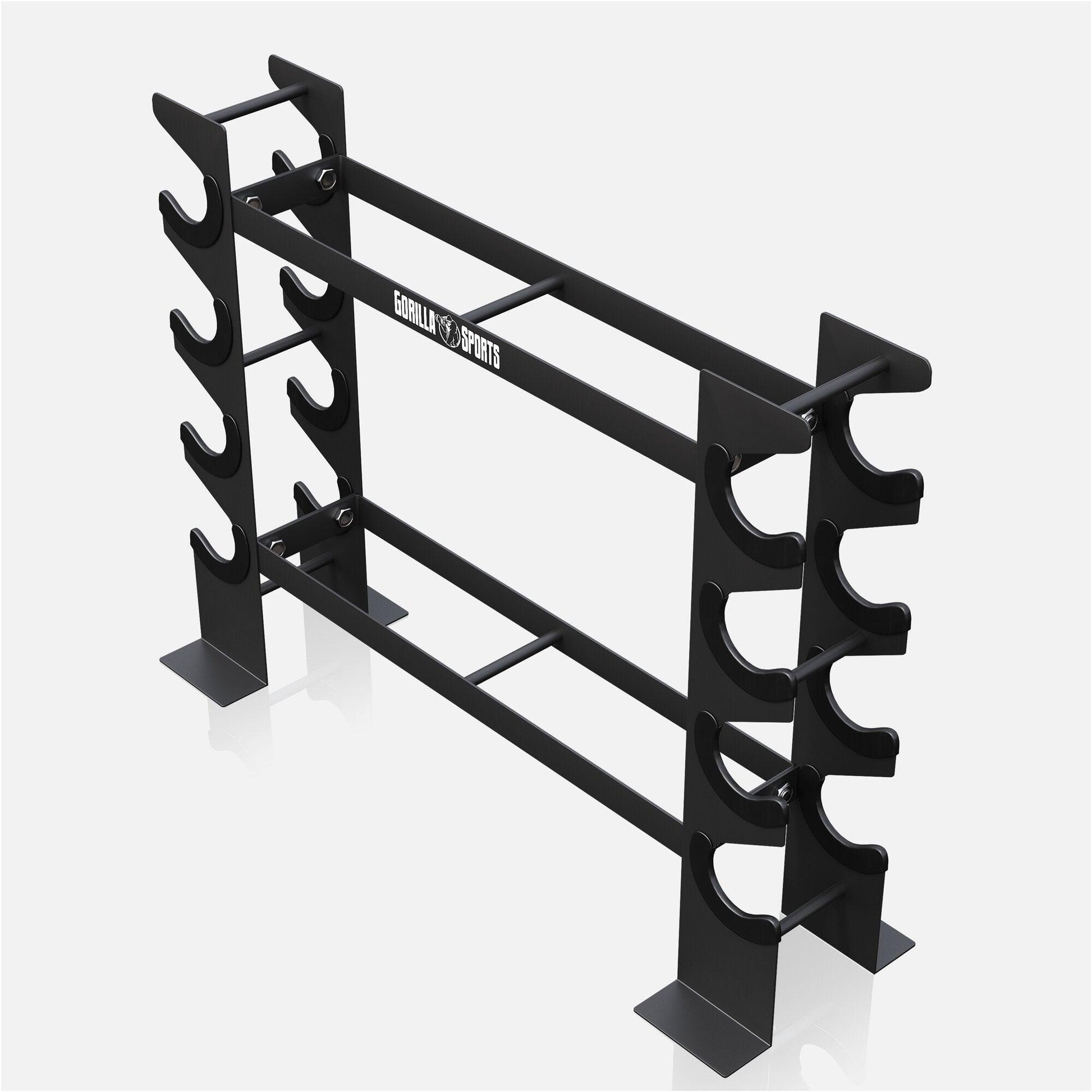 Soporte Multifuncional para Mancuernas y Kettlebells - Gorilla Sports ES