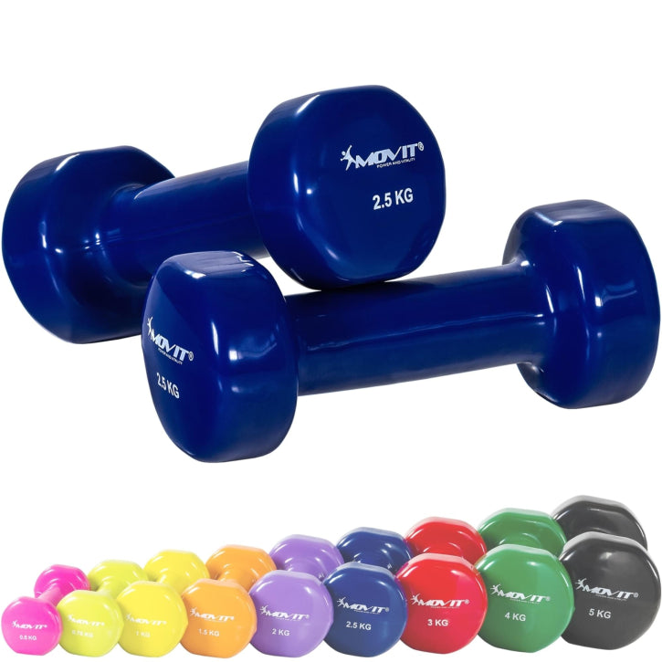 Juego de Mancuerna Vinilo 1 kg - 10 kg - Gorilla Sports ES