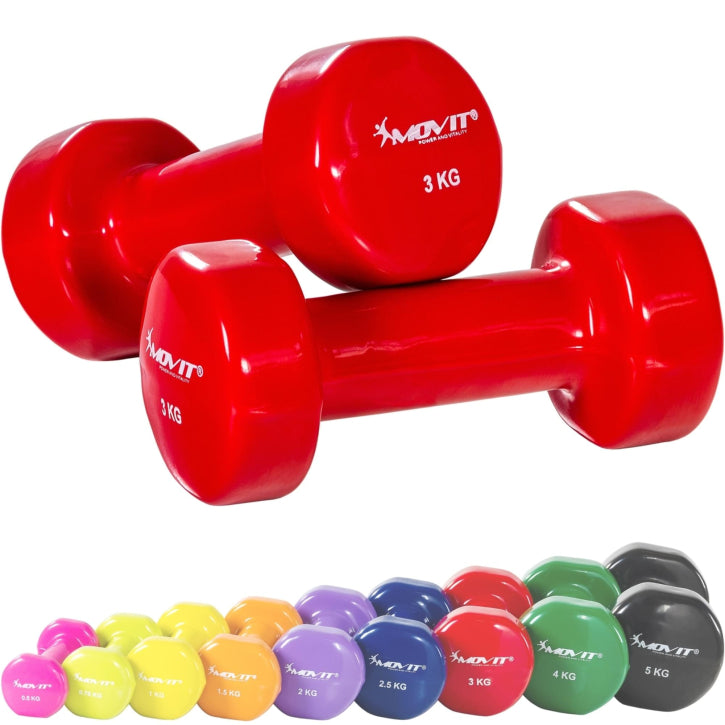 Juego de Mancuerna Vinilo 1 kg - 10 kg - Gorilla Sports ES