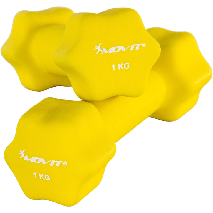 Set de Mancuernas de Neopreno Coloridas 1 kg - 10 kg - Gorilla Sports ES