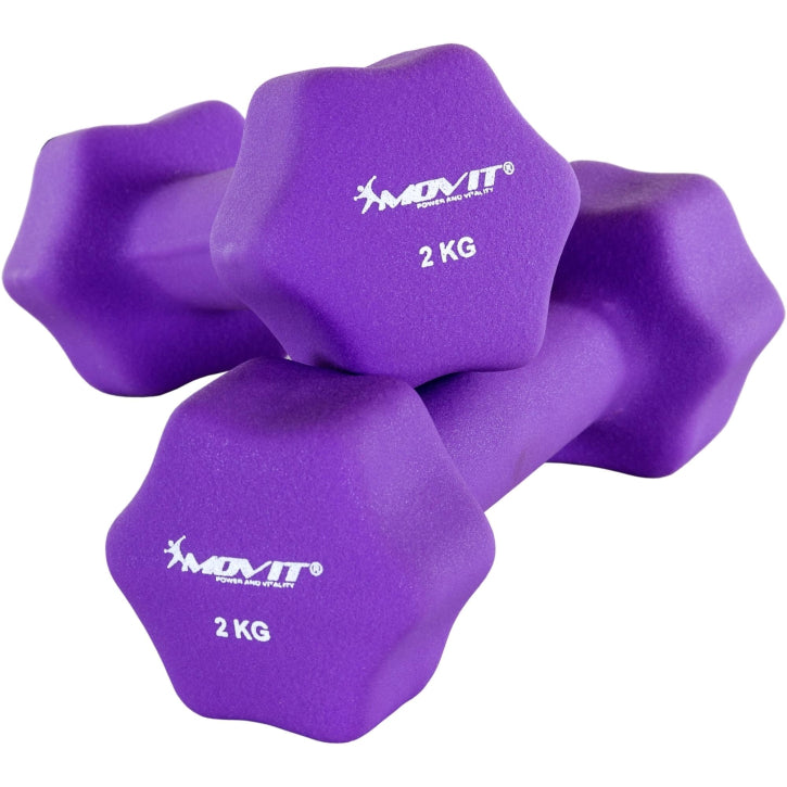 Set de Mancuernas de Neopreno Coloridas 1 kg - 10 kg - Gorilla Sports ES
