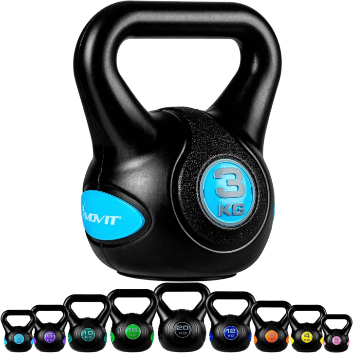 Kettlebell de Plástico 2 kg - 16 kg - Gorilla Sports ES
