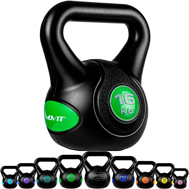 Kettlebell de Plástico 2 kg - 16 kg - Gorilla Sports ES
