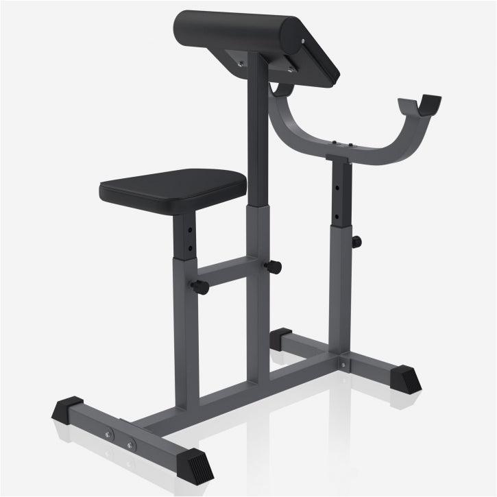 Banco de Musculación con Curl Predicador E-Series - Gorilla Sports ES