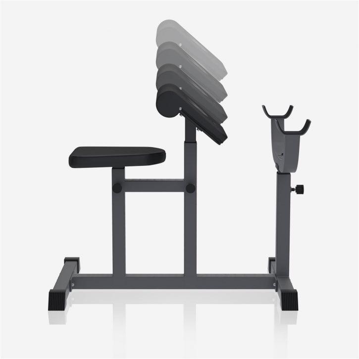 Banco de Musculación con Curl Predicador E-Series - Gorilla Sports ES